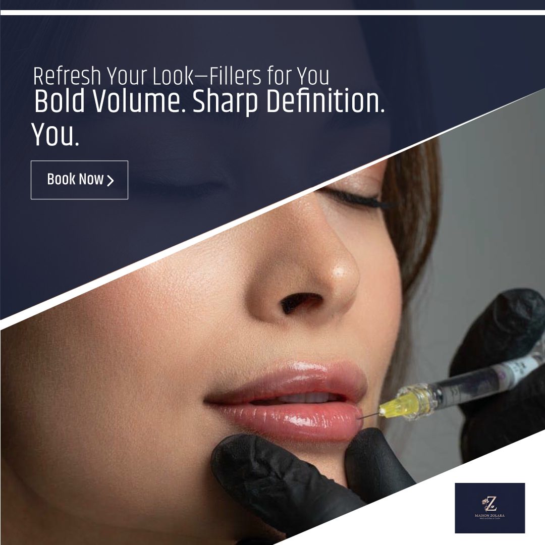 Dermal & lip fillers in Lansing, MI — HA fillers for lips, cheeks, jawline at Maison Zolara