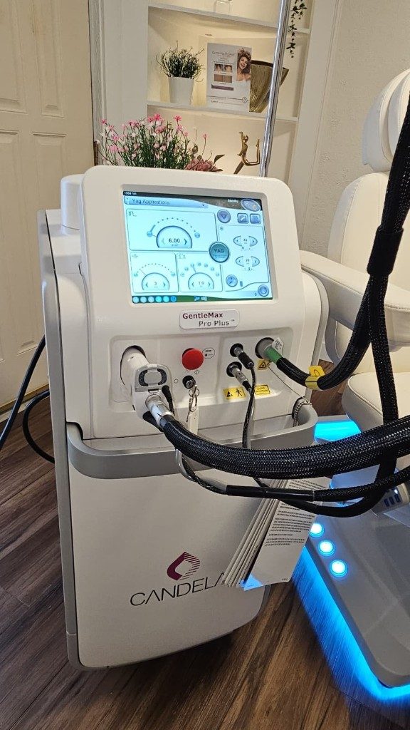 Candela GentleMax Pro Plus laser system at Maison Zolara medical spa in Lansing, Michigan