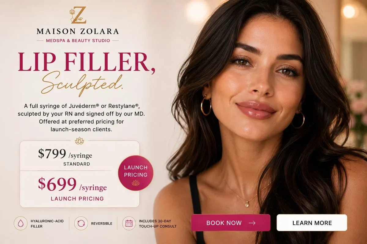 Lip Filler — Launch Pricing