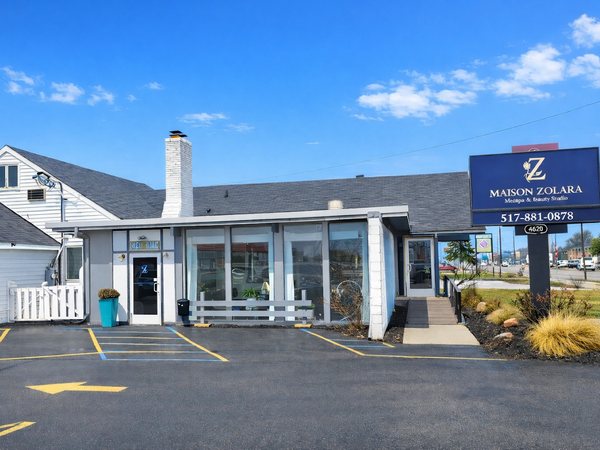 Exterior of Maison Zolara medspa at 4820 W Saginaw Hwy, Lansing, MI